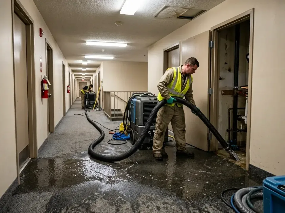 multi-unit-apartment-hallway-f-005 — frequently asked questions, Emergency Burst Pipe Water Extraction & Removal in Litchfie…